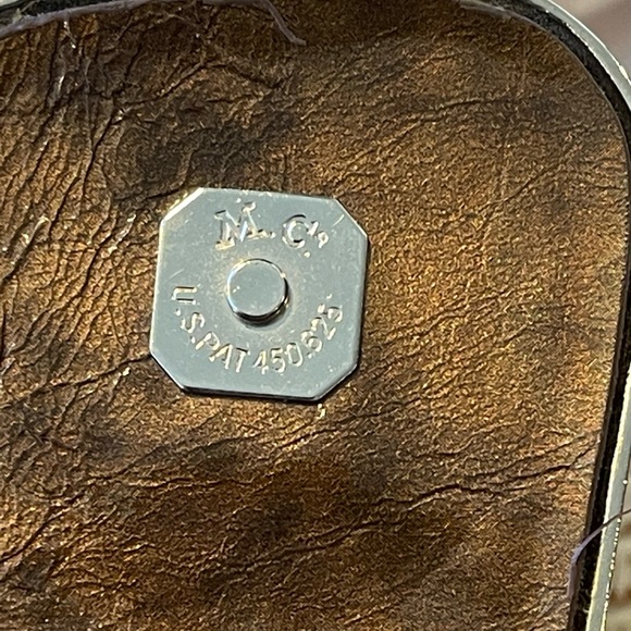 Marc Chantal Patent Leather Shoulder Bag – Two-Tone Faux Snakeskin Animal Print - Picture 11 of 15